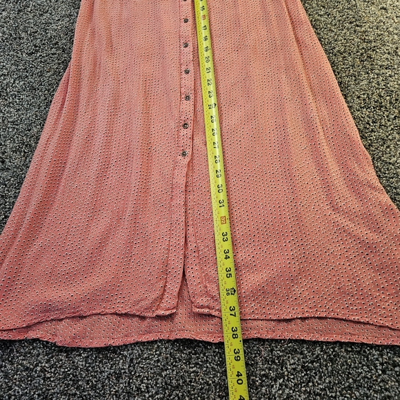 Billabong Vintage Sweet Edhes Button Down Midi Dress Size M Sleeveless - Picture 10 of 10